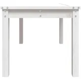 vidaXL Gartentisch 82,5 x 50,5 x 45 cm Weiß
