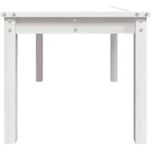 vidaXL Gartentisch 82,5 x 50,5 x 45 cm Weiß