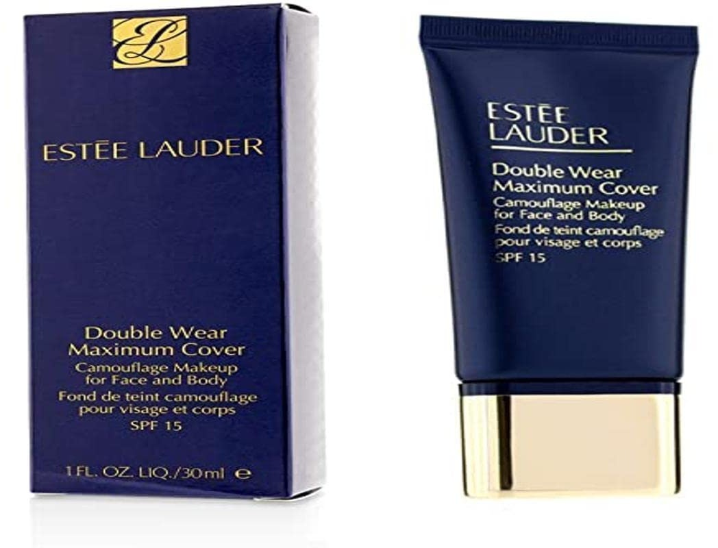 Estée Lauder Double Wear Maximum Cover Foundation Camouflage Make Up 07, Medium Deep, 1er Pack (1 x 30 ml)