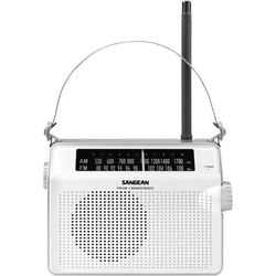 Sangean Portabler Designradio FM/MW,, Radio, Weiss