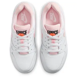 Nike Full Force Low Kinder Weiß/Echo Pink/Bright Mango/Schwarz 35,5