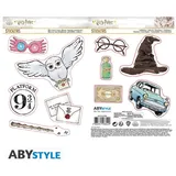 ABYstyle Difuzed Harry Potter - Magical Objects - Set of 2 Boards of Stickers