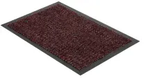 ASTRA Achat Schmutzfangmatte, Phthalatfrei, rot meliert C.010 , Maße: ca. 60 × 80 cm
