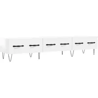 Furnicato TV-Schrank Hochglanz-Weiß 150x36x30 cm Holzwerkstoff