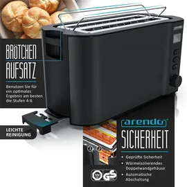 Arendo ELEGANT 1,5 l Schwarz