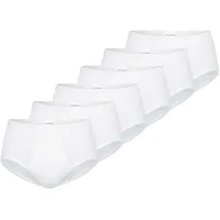 SCHIESSER Original Classics Feinripp Slip weiß L 6er Pack