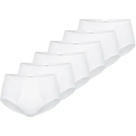 SCHIESSER Original Classics Feinripp Slip weiß L 6er Pack