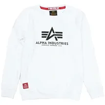 Alpha Industries Basic Sweatshirt White 8 Jahre