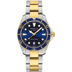 Certina C048.410.22.041.00 Armbanduhr Quarz DS Action Bicolor/Blau 30 bar