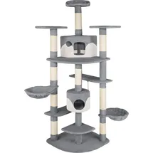 Tectake Nelly 204 cm grau/weiß