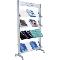 Paperflow Prospektständer 16.A4TT.35 Metall aluminium