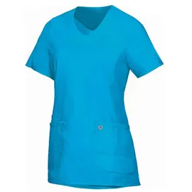 BP 1762-241-0114-XLn Überzieh-Kasack für Frauen, Superleichter Stoff, 150,00 g/m2 Stoffmischung mit Stretch, Curaçao-blau, XLn