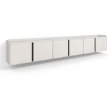 SKRAUT HOME Lowboard 309x50x35 cm Beige Holzwerkstoff