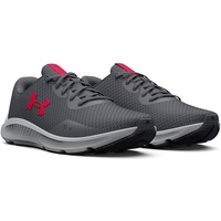 Under Armour Charged Pursuit 3 Laufschuhe Herren 108 - pitch gray/pitch gray/red 42