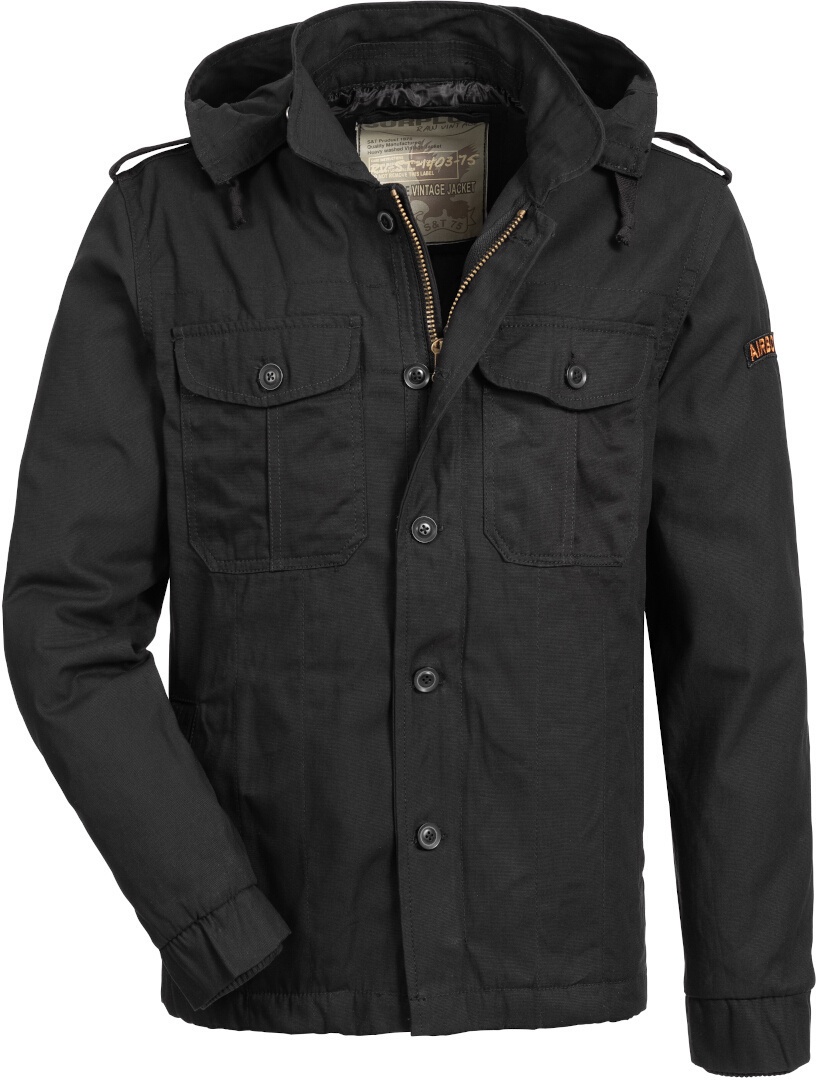 Surplus Airborne Jacke, schwarz, Größe S