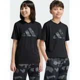 Adidas Train Essentials Seasonal Print Kids T-Shirt Black 140