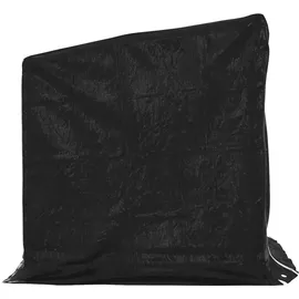 vidaXL Kaminholzregal Verzinkter Stahl 101 x 61 x 110,5 cm Schwarz