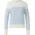 s.Oliver Gestreifter Longpullover blau / creme 4XL