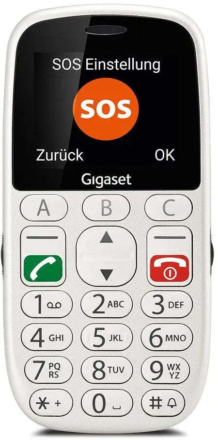 GL390 2G Smartphone 5,59 cm (2.2 Zoll) 0,3 MP Dual Sim  (Weiß)