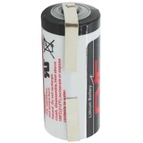 EVE Lithium 3,6V Batterie ER 14335, 2/3 AA ER14335 Standard Batterie mit Lötfahne U-Form zum Selbstumbau, Selbsteinbau