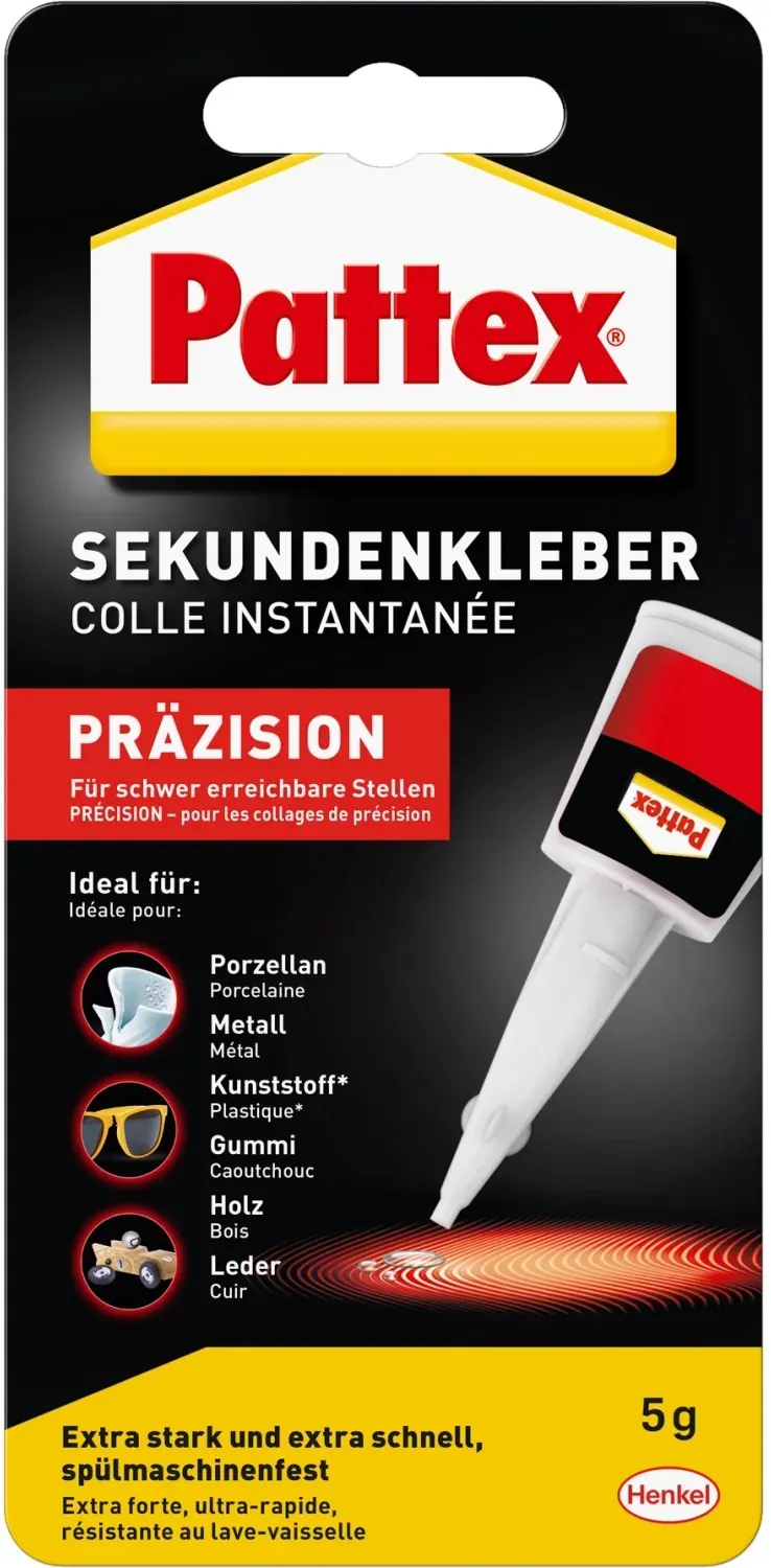 Preisvergleich Produktbild Pattex Sekundenkleber Präzision Flüssig