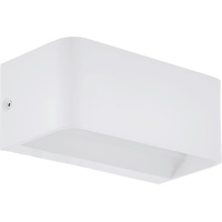 EGLO LED Wandleuchte Sania 4 weiß 20 x 8 cm Up & Down warmweiß