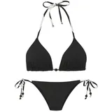 French Connection Triangel-Bikini Claire Schwarz 42 Cup A/B