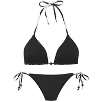 French Connection Triangel-Bikini Claire Schwarz 42 Cup A/B