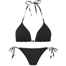 French Connection Triangel-Bikini Claire Schwarz 42 Cup A/B