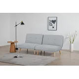 INOSIGN Sessel »DELANEY Schlafsofa, bestehend aus 2 Modulen, mit Schlaffunktion« Bettsofa, Schlafsessel, Klappsofa, erweiterbar, in Webstoff, grau