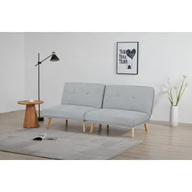 INOSIGN Sessel »DELANEY Schlafsofa, bestehend aus 2 Modulen, mit Schlaffunktion« Bettsofa, Schlafsessel, Klappsofa, erweiterbar, in Webstoff, grau