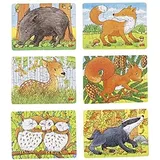 GoKi Minipuzzle Waldtiere