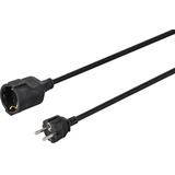 Sygonix SY-4872640 Strom Verlängerungskabel 16A Schwarz 10.00m H05VV-F 3G 1,5mm2