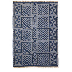 Outdoorteppich Greece blue blau, Designer Kuatro Carpets, 0.5x170 cm