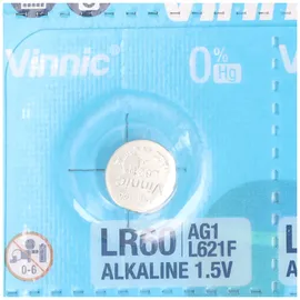 Vinnic AG1 Knopfzelle 14 mAh 10 St.