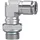 Riegler L-Steckverschraubung, drehbar, G 1/4 a., Schlauch- Ø12, ES 1.4404
