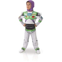 Disney Jungen Toy Story Buzz Lightyear Büchertag Woche Fach Astronaut Halloween Kostüm Kleid Outfit Alter 1-8 Jahre - Weiß, 5-6 Years