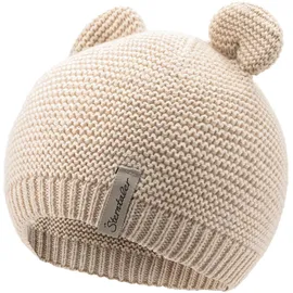 Sterntaler GOTS Strickmütze Ohren in sand | Gr.: 41 cm