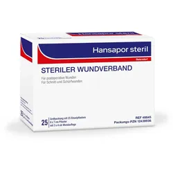 Hansapor STERILER WUNDVERBAND 6 x 7cm + 20% Rabatt* 25 St Verband