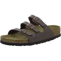 Birkenstock Florida Weichbettung Birko-Flor Nubuk mocca 40