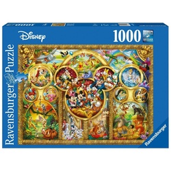 Ravensburger Puzzle Die schönsten Disney Themen. Puzzle 1000 Teile, 1000 Puzzleteile
