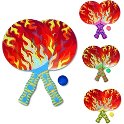 Toi-Toys - GO PLAY Beach Tennis - Flames, 2 Schläger + Ball