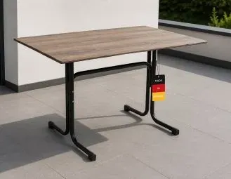 Gardissimo ATACAMA CHERRY Gartentisch Klapptisch HPL-Platte 120x80cm klappbar