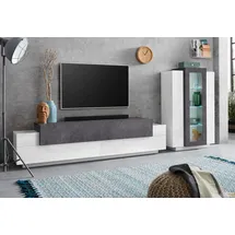 INOSIGN Wohnwand »Coro, Anbauwand, Medienwand« Set, 2 Stk. tlg., weiß