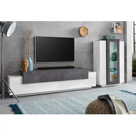 INOSIGN Wohnwand »Coro, Anbauwand, Medienwand« Set, 2 Stk. tlg., weiß