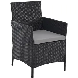 Svita Brooklyn Bistro Set 3-tlg. Schwarz