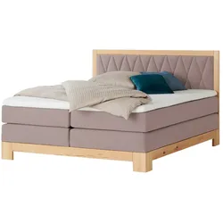 Switch Refresh Boxspringbett teilmassiv Endo ¦ rosa/pink ¦ Maße (cm): B: 160 H: 116