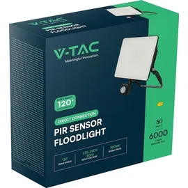 V-Tac LED-Flutlicht 50 W schwarz IP65