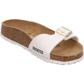 Birkenstock Madrid Birko-Flor Lack schmal patent white 41