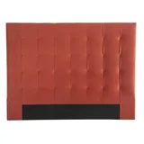 miliboo Bettkopfteil Gepolstert In Terrakotta 160cm Halciona